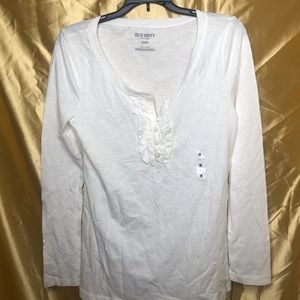 NWT White Old Navy Long Sleeve